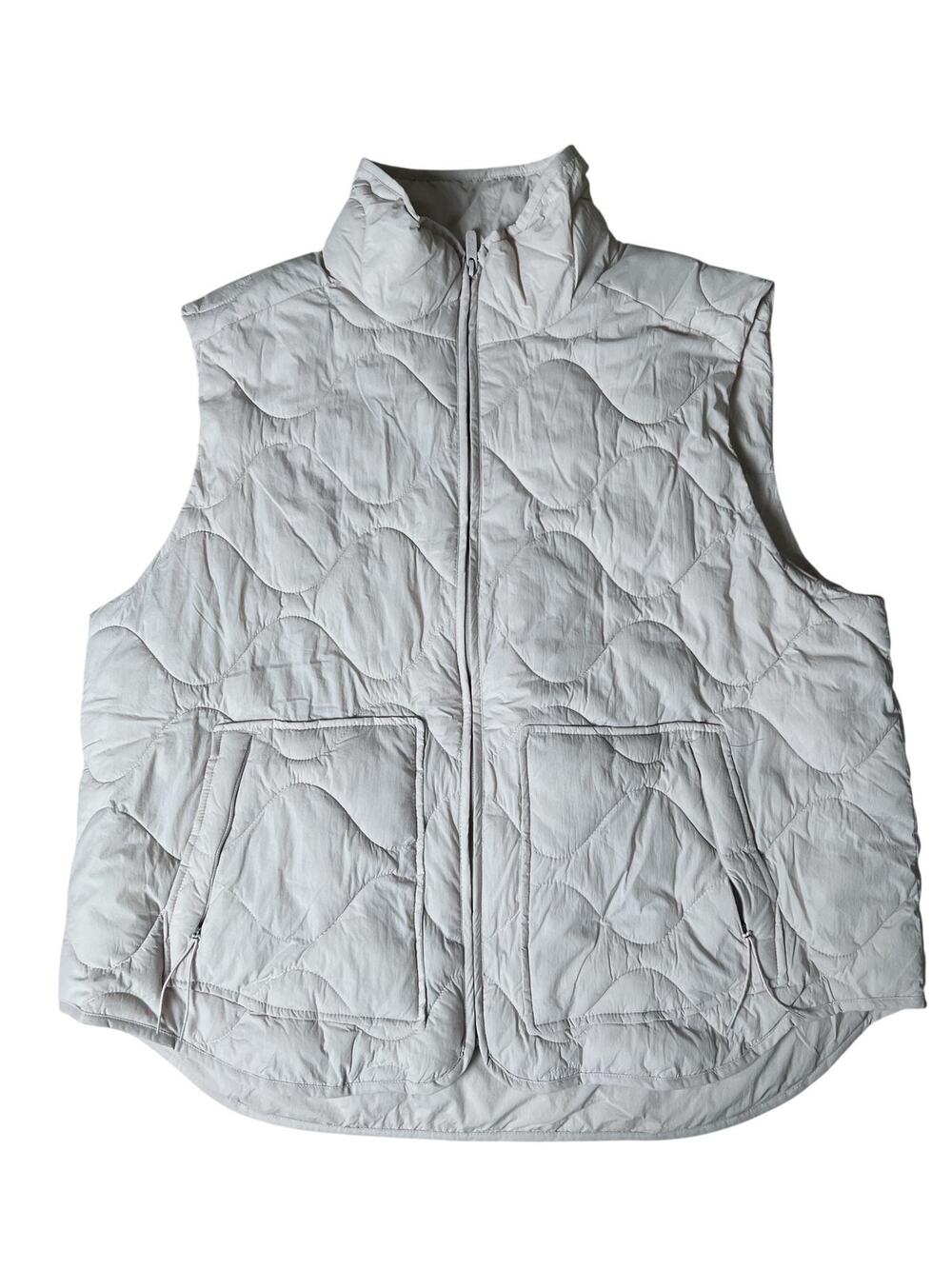 FLX Vest Womens XXL Pink Quilted Insulated Full Zip Pockets Collared Lined